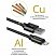 превью Кабель Defender ACH01-03T PRO USB(AM) - Lightning(M), для Apple, 2.1A output, в оплетке, 1м, черный