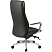 превью Кресло для руководителя Комус Мебель (Easy Chair) 597 чёрное (натуральная кожа с компаньоном, алюминий)