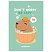 превью Обложка для паспорта MESHU «Capybara», ПВХ, 2 кармана