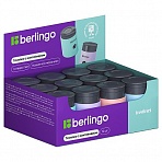 Точилка пластиковая Berlingo «Instinct», с контейнером, 1 отверстие, ассорти, дисплей-бокс