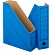 превью Вертикальный накопитель Attache картонный синий ширина 75 мм (2 штуки  в упаковке)