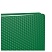 превью Папка с 40 вкладышами СТАММ «Кристалл» А4, 21мм, 700мкм, пластик, зеленая