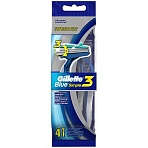 Бритва одноразовая Gillette Blue Simple3 4шт