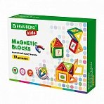 Магнитный конструктор MAGNETIC BLOCKS-19, 19 деталей, BRAUBERG KIDS