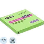 Стикеры Attache Selection Extra с клеев. краем 76×76, неон, зеленый 100л