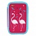 превью Пенал двухсекционный №1 School Flamingo розовый