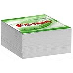 Блок для записей КОМУС запасной 9×9х5 белый блок 100г