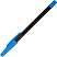 превью Ручка шариковая Attache Economy синяя (черный корпус, толщина линии 0.7 мм)