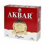 Чай Акбар Ceylon черный 100 пакетиков