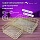 Органайзер для косметики корзинка 2 штуки из металла MONTE VITA:24×16х6.3см+17×12х6см, золото