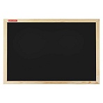 Доска для мела магнитная 30×45 смчернаядеревянная рамкаBRAUBERG «Wood»238801