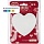 Стикеры с клеевым краем M&G Heart, фигурные, 71×68 мм, 60 л, цвет в ассорт