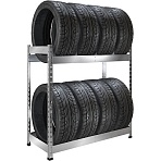 Стеллаж металлический SB 1153×1167х525 для хранения 8 шин оцинк