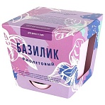 Набор для выращивания растений ТЫСЯЧА ЛИСТЬЕВ «Базилик фиолетовый» (горшок, грунт, семена)