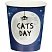 превью Стаканы бумажные MESHU «Catsday», 200мл, 6шт. 