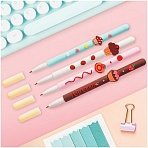 Ручка шариковая MESHU «Sweets» синяя, 0.7мм, софтач, корпус ассорти
