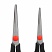 превью Ножницы BRAUBERG SOFT GRIP НАБОР 5 штук (140170190220240 мм)эргономичные черно-красные ручкиВЫГОДНАЯ УПАКОВКА238410