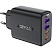 превью Зарядное устройство ACEFAST A61 PD45W GaN (2xUSB-C+2xUSB-A), сетевое, черный