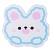 превью Пенал BRAUBERG, 1 отделение, полиэстер, «Sweet bunny», белый, 19×4х6 см