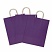 превью Крафт-пакет бумажный «Dark violet» 26×15х35 см, с кручеными ручками, 80 г/м2, моноцвет