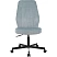 превью Кресло офисное Easy Chair 224 LPU серо-голубое (велюр, металл)