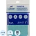 превью Салфетки хозяйственные Luscan Professional микрофибра 40x40 см 300 г/кв.м синие (3 штуки в упаковке)