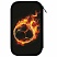 превью Пенал ЮНЛАНДИЯ, 3 отделения, картон с эффектом soft-touch, 19×11 см, «Fire ball»
