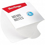 Блок для записи на склейке Berlingo «Classic», 8×8×5см, витой, белый