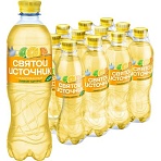 Напиток Святой Источни Вода + Сок со вкусом цитрусов, газ ПЭТ 0.5л