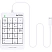 превью Клавиатура проводная A4Tech Fstyler FK13P (FK13P WHITE)