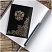 превью Обложка для паспорта OfficeSpace «Герб», лакированная кожа, тиснение золото, черная