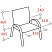 превью Стул офисный Easy Chair Честер тёмно-серый (искусственная кожа, металл)