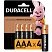 превью Батарейки Duracell AAA/286/LR03, 1.5В, алкалиновые, 4 шт. в блистере