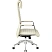 превью Кресло для руководителя Комус Мебель (Easy Chair) 528 белое (натуральная кожа с компаньоном, алюминий)