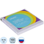 Стикеры Attache Bright colours 76×76 мм пастельные фиолетовые (1 блок,100 листов)