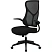 превью Кресло для руководителя Комус Мебель (Easy Chair) 635 чёрное (сетка/ткань, пластик)