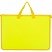 превью Папка-портфель пластиковая Attache Neon А4+ желтая (340×245 мм, 1 отделение)