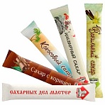 Сахар порционныймикс вкусов в стиках (ванильимбирькокоскорицабелый)1 кг