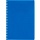 Бизнес-тетрадь А5 80л. Attache Economy, гребень, пласт. обл, синий, клетка