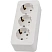 превью Розетка накладная тройная Schneider Electric BLNRA010311 Blanca с заземлением 16 А IP20 белая