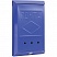 превью Ящик почтовый Onix ЯК 5 1-секционный металлический синий (250 x 50 x 385 мм)