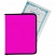 превью Папка-конверт на молнии Attache Neon A4 розовая 700 мкм