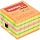 Стикеры фигурные Kores FANTASY HEART 70×70мм,5смешан. неон. цв. по 250л 48705