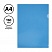 превью Папка-уголок СТАММ, А4, 150мкм, прозрачная, синяя