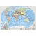 превью Карта настольная Мир и Россия двусторон. 49×34см