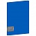 превью Папка с пружинным скоросшивателем Berlingo «Soft Touch», 17мм, 700мкм, синяя, с внутр. карманом