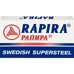 Сменные лезвия для бритья Rapira Swedish Supersteel для Т-образного станка (5 штук в упаковке)