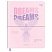 превью Дневник 1-11 кл. 48л. (твердый) BG «Dreams», иск. кожа, тиснение фольгой, ляссе, на резинке