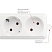 превью Сетевой фильтр Power Cube PRO, белый, 5м, 6р, 16А (3×1.5мм2)(SPL6-16-P-5М)