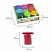 превью Пластилин-тесто для лепки BRAUBERG KIDS, 8 цветов, 400 г, яркие классические цвета, крышки-штампики